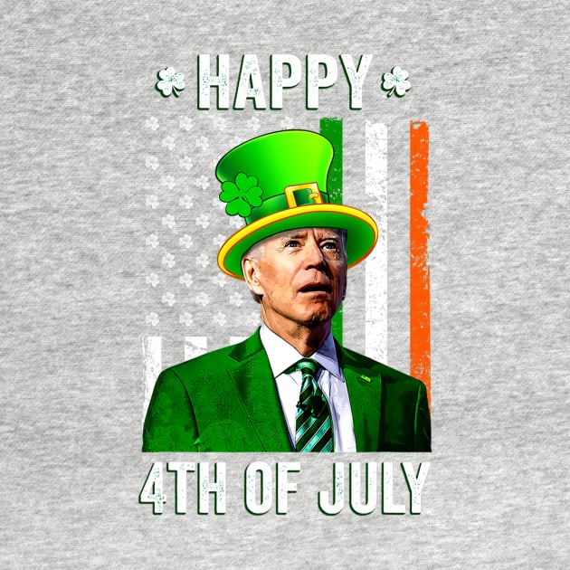 Happy 4th Of July Confused Funny Joe Biden St Patricks Day by nickymax915